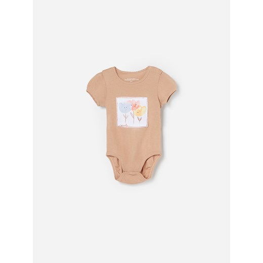 Beżowa odzież dla niemowląt Reserved w nadruki 