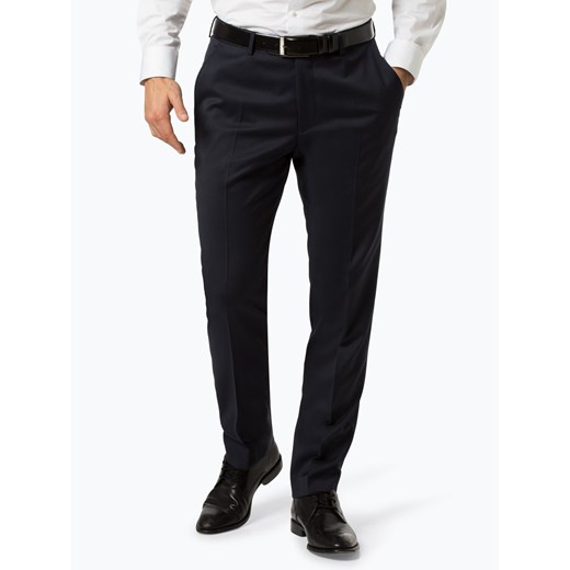 Andrew James New York - Męskie spodnie od garnituru modułowego – Carter, niebieski ze sklepu vangraaf w kategorii Spodnie męskie - zdjęcie 68763971