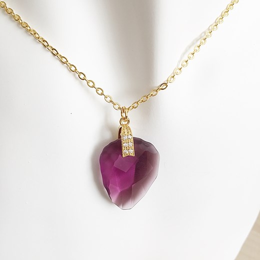 Naszyjnik. Kryształ Swarovski® Rock Amethyst