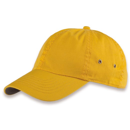 Action - Żółty - czapka z daszkiem czapki-co zolty bawełniane