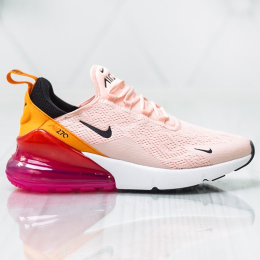 Buty sportowe damskie różowe Nike dla biegaczy wiązane gładkie płaskie 