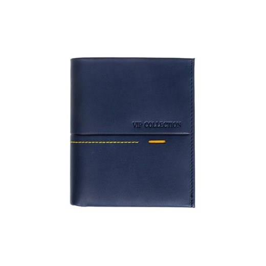 Niebieski portfel Vip Collection z włoskiej skóry Beverly Hills  Vip Collection uniwersalny Nakane.eu
