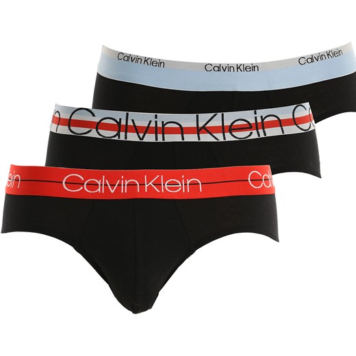Calvin Klein Slipy dla Mężczyzn, 3 Pack, czarny, Bawełna, 2019, L M S XL  Calvin Klein XL RAFFAELLO NETWORK