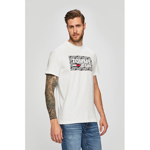 T-shirt męski Tommy Jeans z krótkim rękawem 