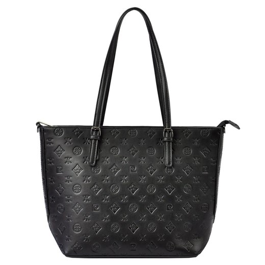Shopper bag Pierre Cardin z tłoczeniem na ramię elegancka bez dodatków 