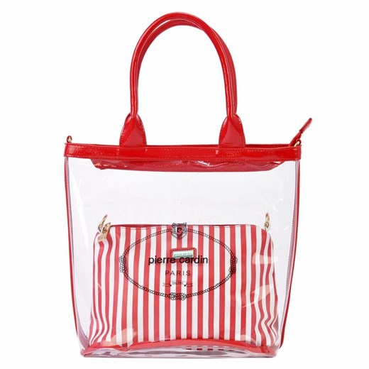 Shopper bag Pierre Cardin duża wielokolorowa 