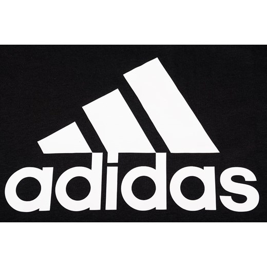 Bluzka sportowa czarna Adidas z napisami 