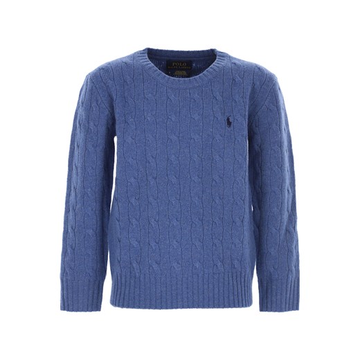 Ralph Lauren sweter chłopięcy niebieski 