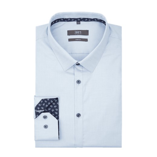 Koszula biznesowa o kroju super slim fit z diagonalu Jake*s  35/36 Peek&Cloppenburg 