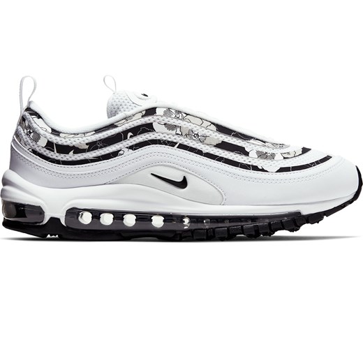 Buty sportowe damskie białe Nike dla biegaczy sznurowane bez wzorów płaskie 
