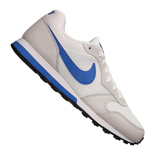 Buty sportowe męskie Nike ze skóry beżowe wiązane 