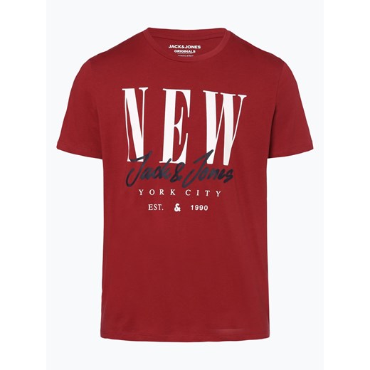 Jack & Jones - T-shirt męski, czerwony Jack & Jones  XXL vangraaf