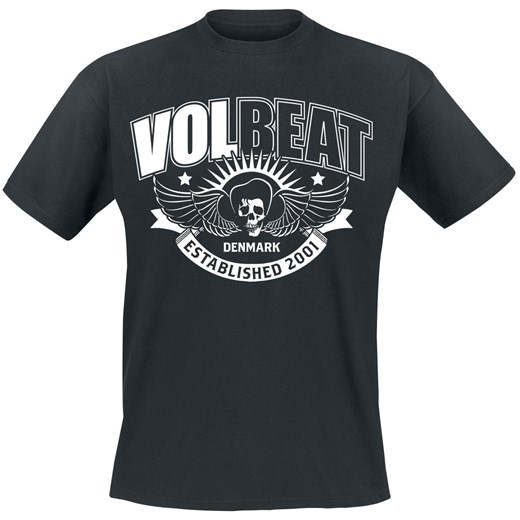 Volbeat - Skullwing Ribbon - T-Shirt - czarny