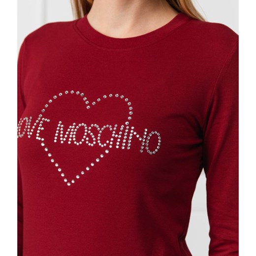 Bluzka damska Love Moschino z długimi rękawami 