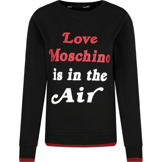 Bluza damska Love Moschino młodzieżowa jesienna krótka 