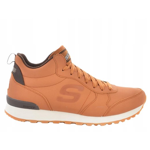 Buty sportowe męskie Skechers pomarańczowe sznurowane 