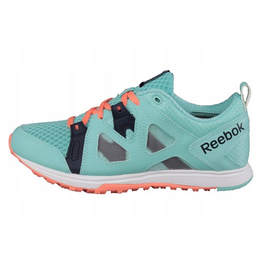 Buty sportowe damskie Reebok do biegania miętowe gładkie