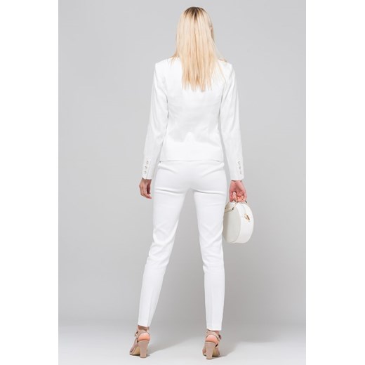Białe spodnie damskie Monnari letnie 