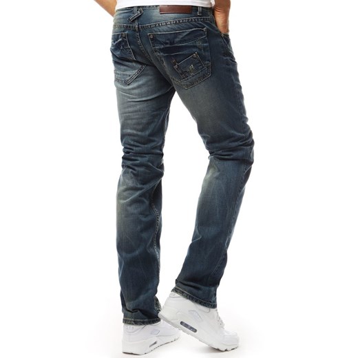 Spodnie jeansowe męskie niebieskie (ux1939)  Dstreet 36 