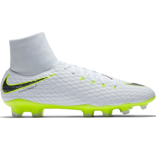 Buty sportowe męskie Nike Football hypervenomx białe sznurowane skórzane 