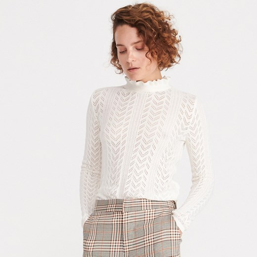 Sweter damski Reserved biały 