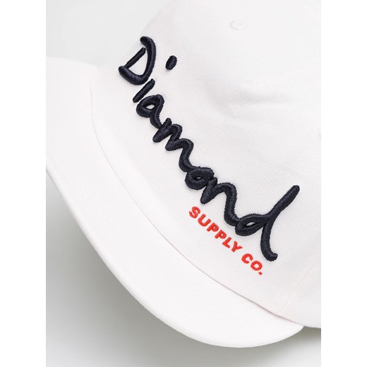 Diamond Supply Co. czapka z daszkiem męska biała 