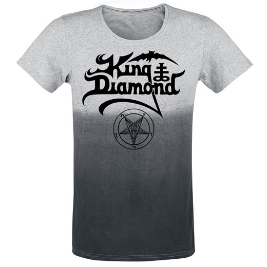 King Diamond - Logo - T-Shirt - Mężczyźni - odcienie jasnoszarego/odcienie szarego King Diamond  XXL EMP