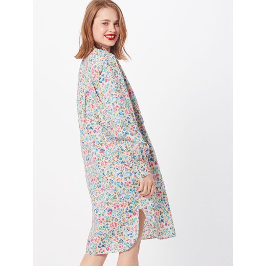 Wielokolorowa sukienka Polo Ralph Lauren bawełniana koszulowa luźna w kwiaty 