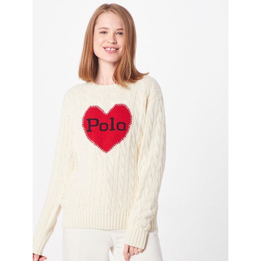 Sweter damski Polo Ralph Lauren z okrągłym dekoltem bawełniany 