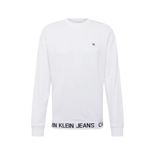 Bluza męska biała Calvin Klein jesienna młodzieżowa 
