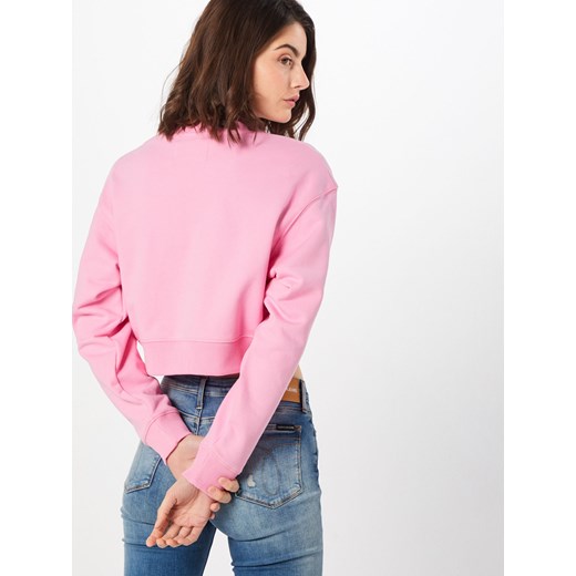 Bluza damska różowa Calvin Klein z tkaniny 