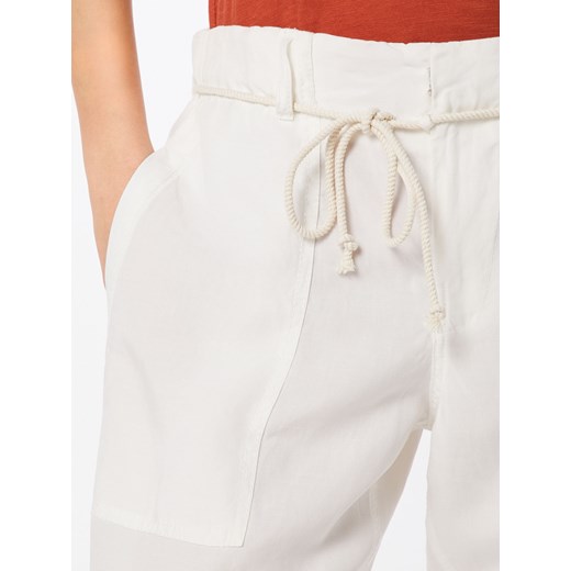 Białe spodnie damskie Drykorn bez wzorów 