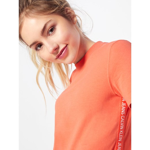 Bluzka damska pomarańczowy Calvin Klein 