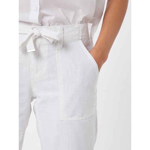 Spodnie damskie Q/s Designed By casual białe na lato 
