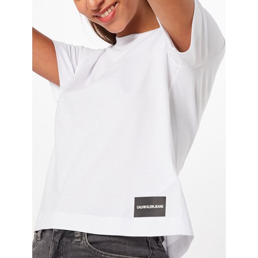 Bluzka damska Calvin Klein z okrągłym dekoltem jerseyowa 