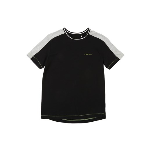 T-shirt chłopięce czarny Esprit z krótkim rękawem 