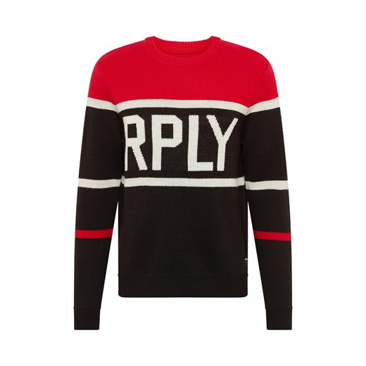 Sweter męski Replay z napisami