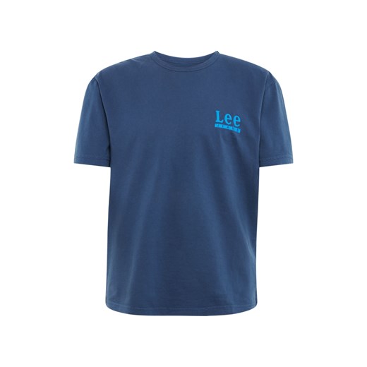 T-shirt męski niebieski Lee 