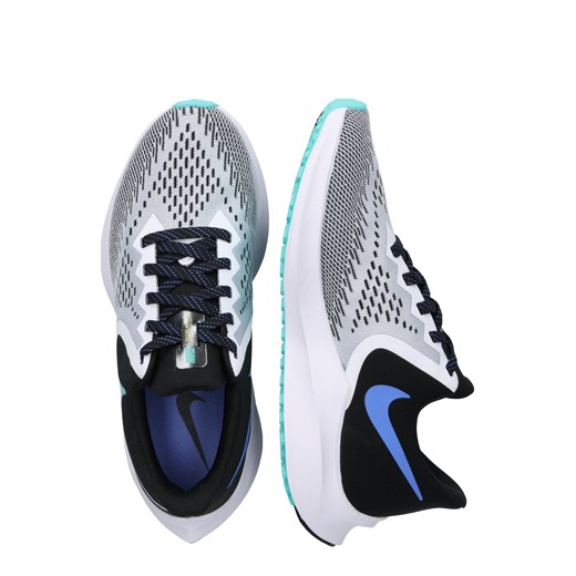 Buty sportowe damskie Nike do biegania zoom bez wzorów sznurowane 