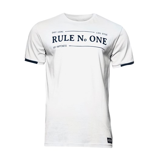 T-shirt męski z napisem "Rule N. One" + kolory