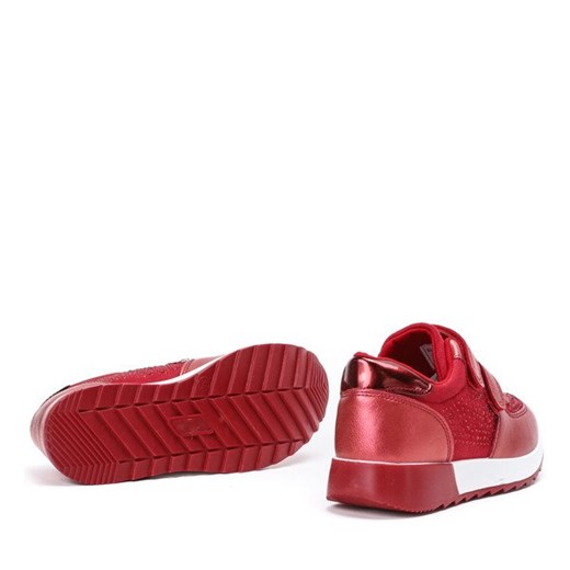 Czerwone dziewczęce buty sportowe Elsane - Obuwie  Royalfashion.pl 30 
