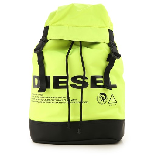 Diesel Plecak dla Mężczyzn, kwaśny żółty (fluo), Poliamid, 2019 Diesel  One Size RAFFAELLO NETWORK