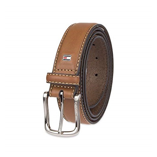Tommy Hilfiger męski klamra do paska 35 MM szwem bransoletka, kolor: brązowy