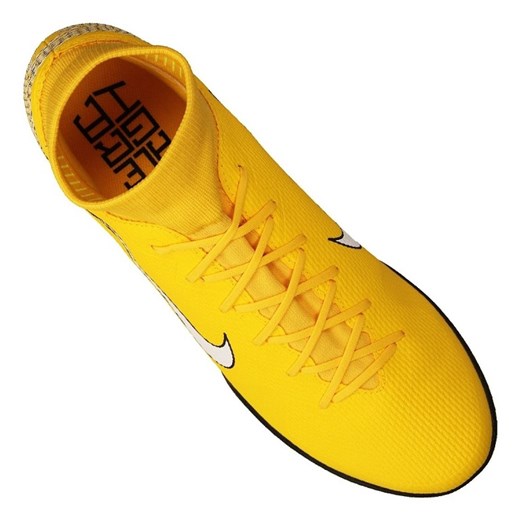 Buty sportowe męskie żółte Nike mercurial sznurowane 