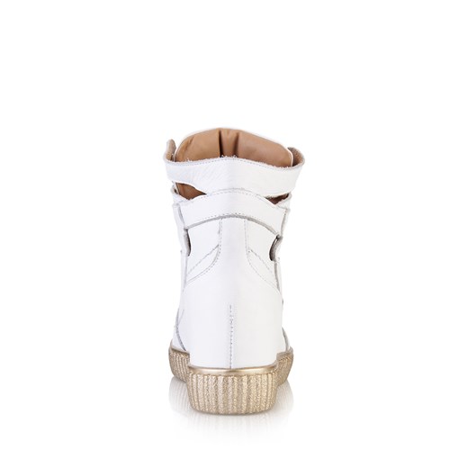 Sneakersy damskie Arturo Vicci sznurowane ze skóry wiosenne 