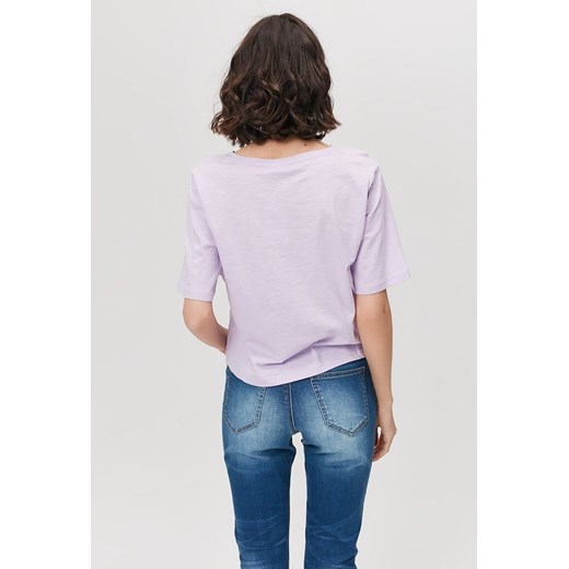 Bluzka oversize z fantazyjną kieszenią  Monnari S E-Monnari promocyjna cena 