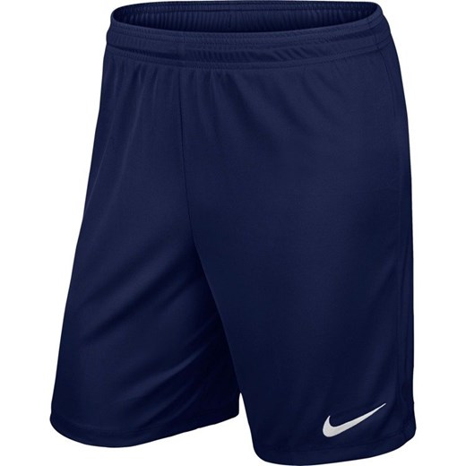 Niebieskie spodenki sportowe Nike z tkaniny 