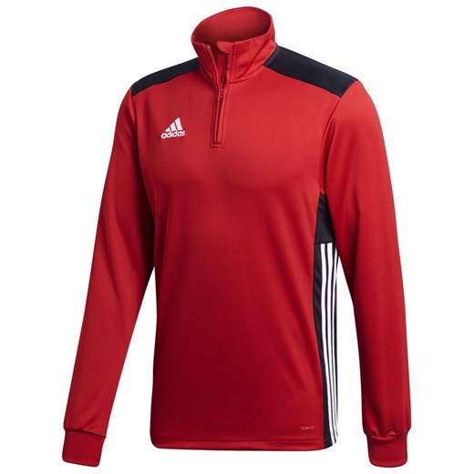 Czerwona bluza sportowa Adidas jesienna 