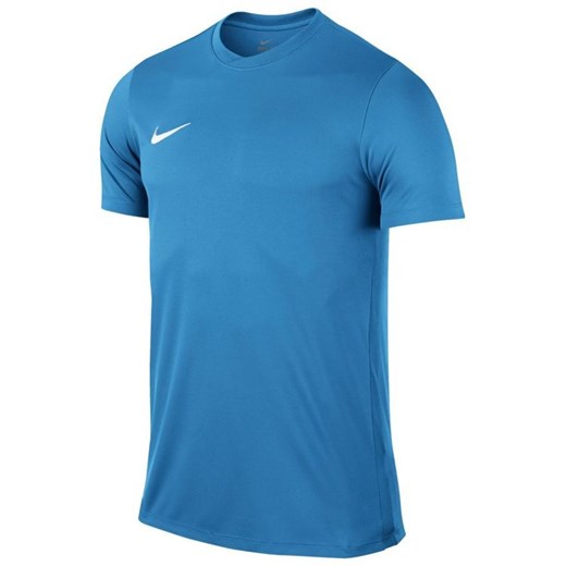 T-shirt chłopięce Nike niebieski z krótkimi rękawami z poliestru 