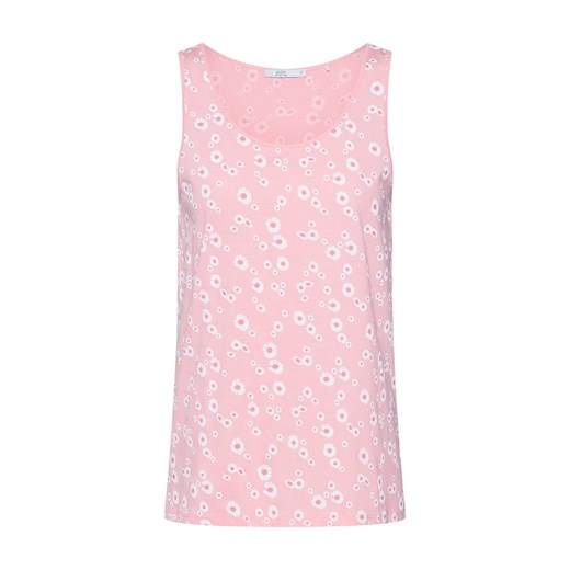 Edc By Esprit bluzka damska różowa z okrągłym dekoltem 